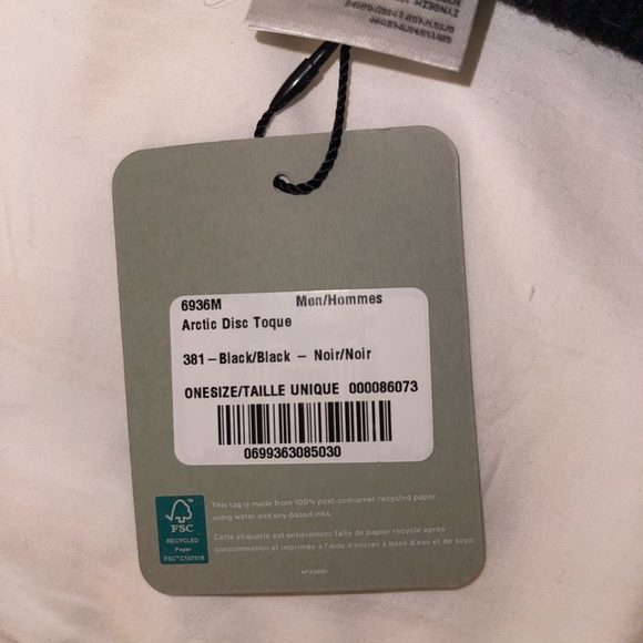 Canada Goose Black Wool Beanie (Men’s) - Picture 5 of 6